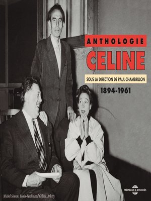 cover image of Anthologie Céline (1894-1961)